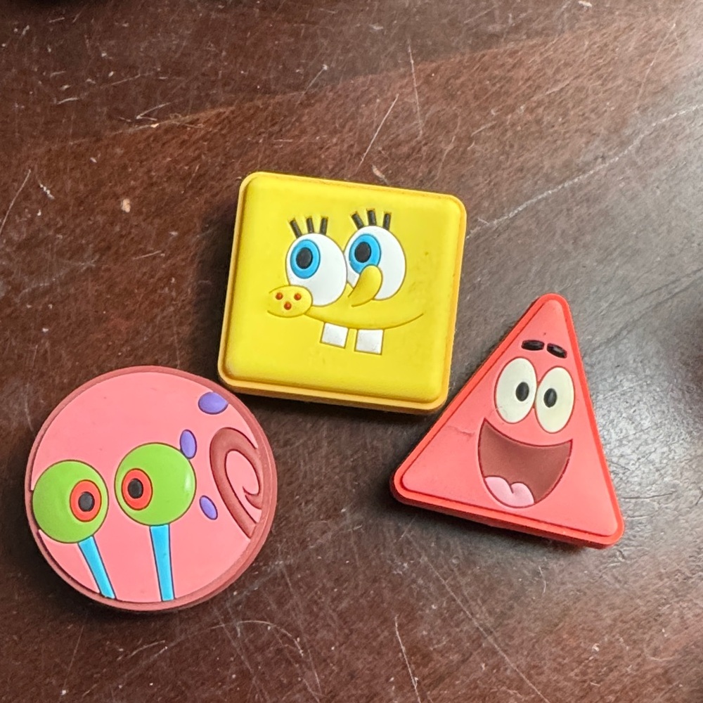 SpongeBob SquarePants Fun Character Set - Yellow, Pink, Red